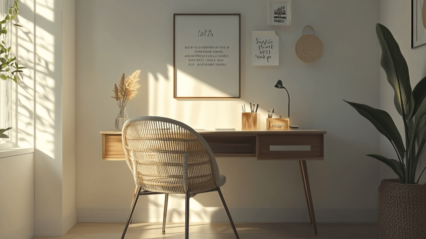 Elementos decorativos para un entorno de trabajo inspirador