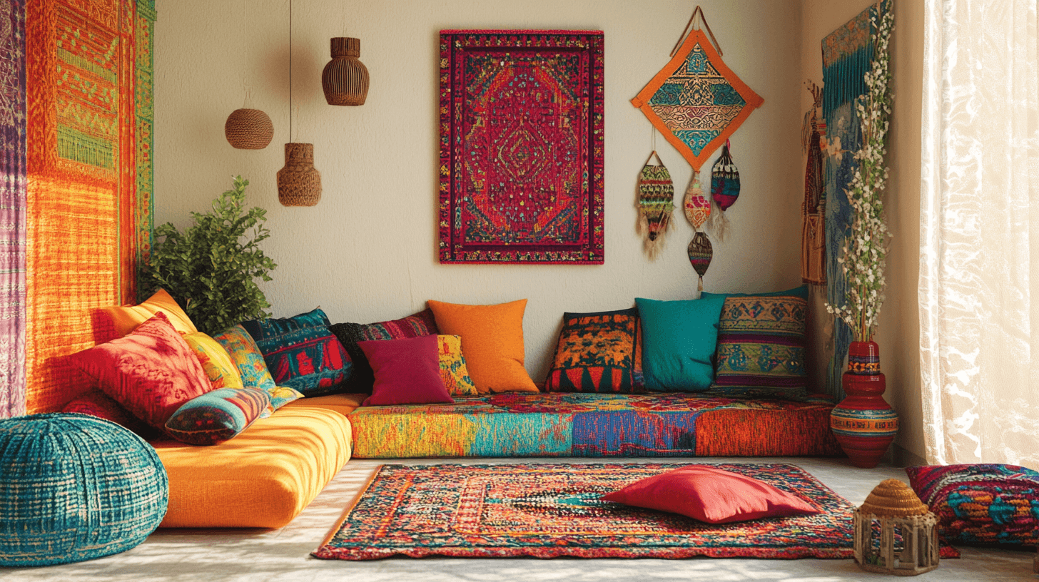 Decoración y accesorios como toques de color