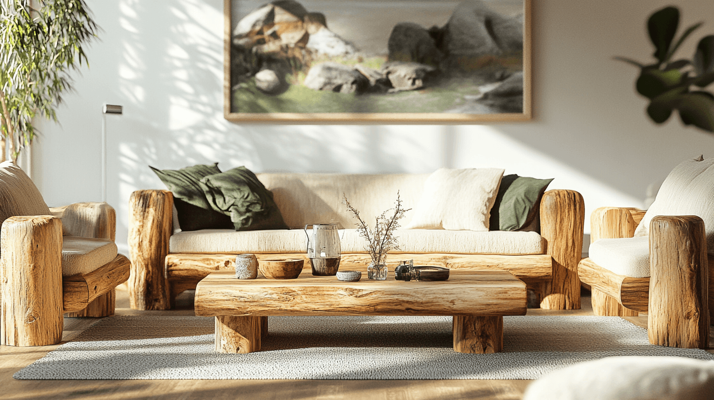 Muebles de materiales naturales: La base para el encanto rústico