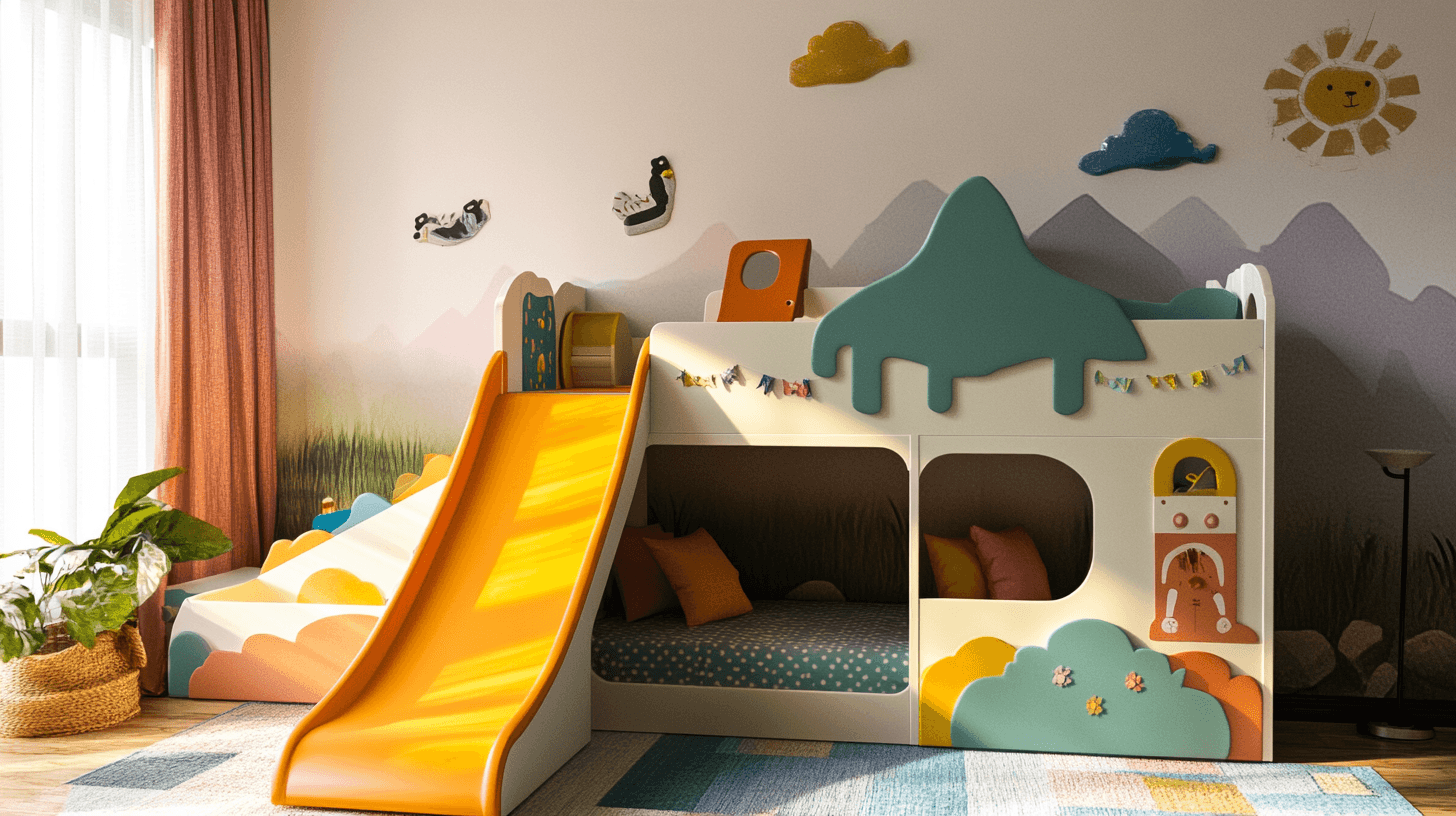 Un lugar para jugar: Camas de juego para niños
