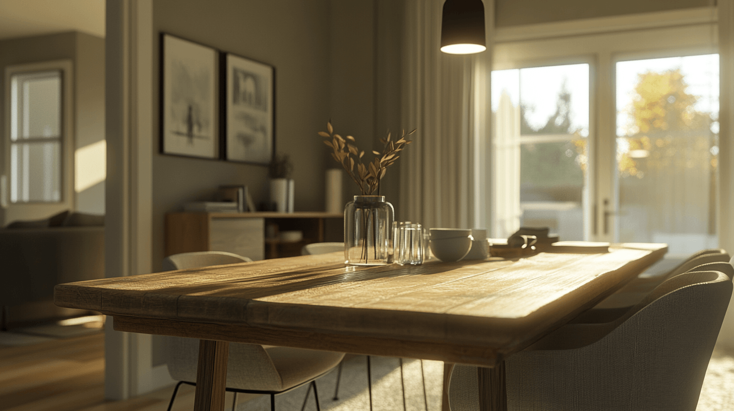 Comedor de estilo rústico moderno: La mezcla perfecta de lo rústico y lo moderno