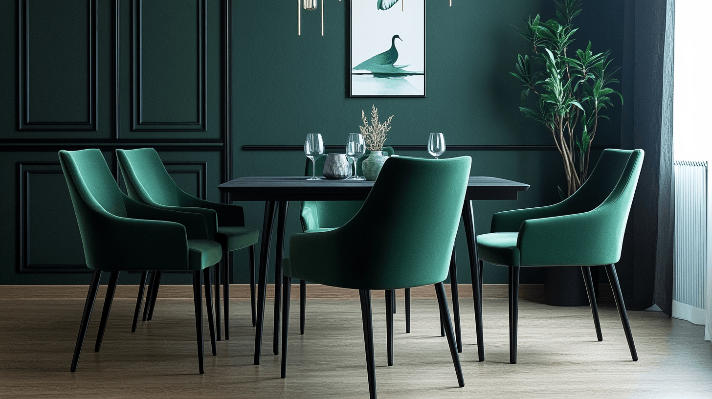 Muebles en verde oscuro: Crear acentos elegantes