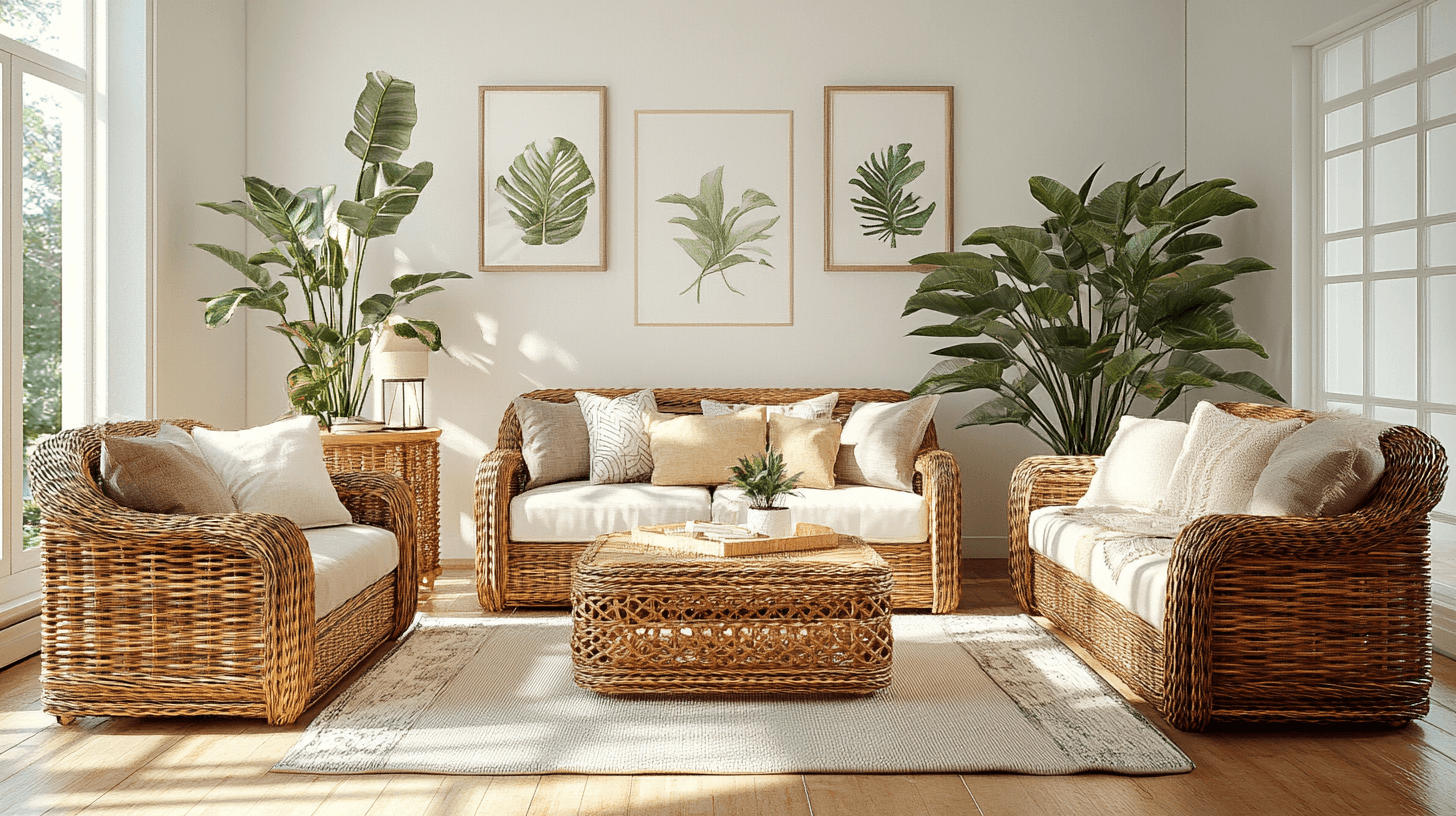 Eternamente hermoso: muebles de ratán para interiores y exteriores