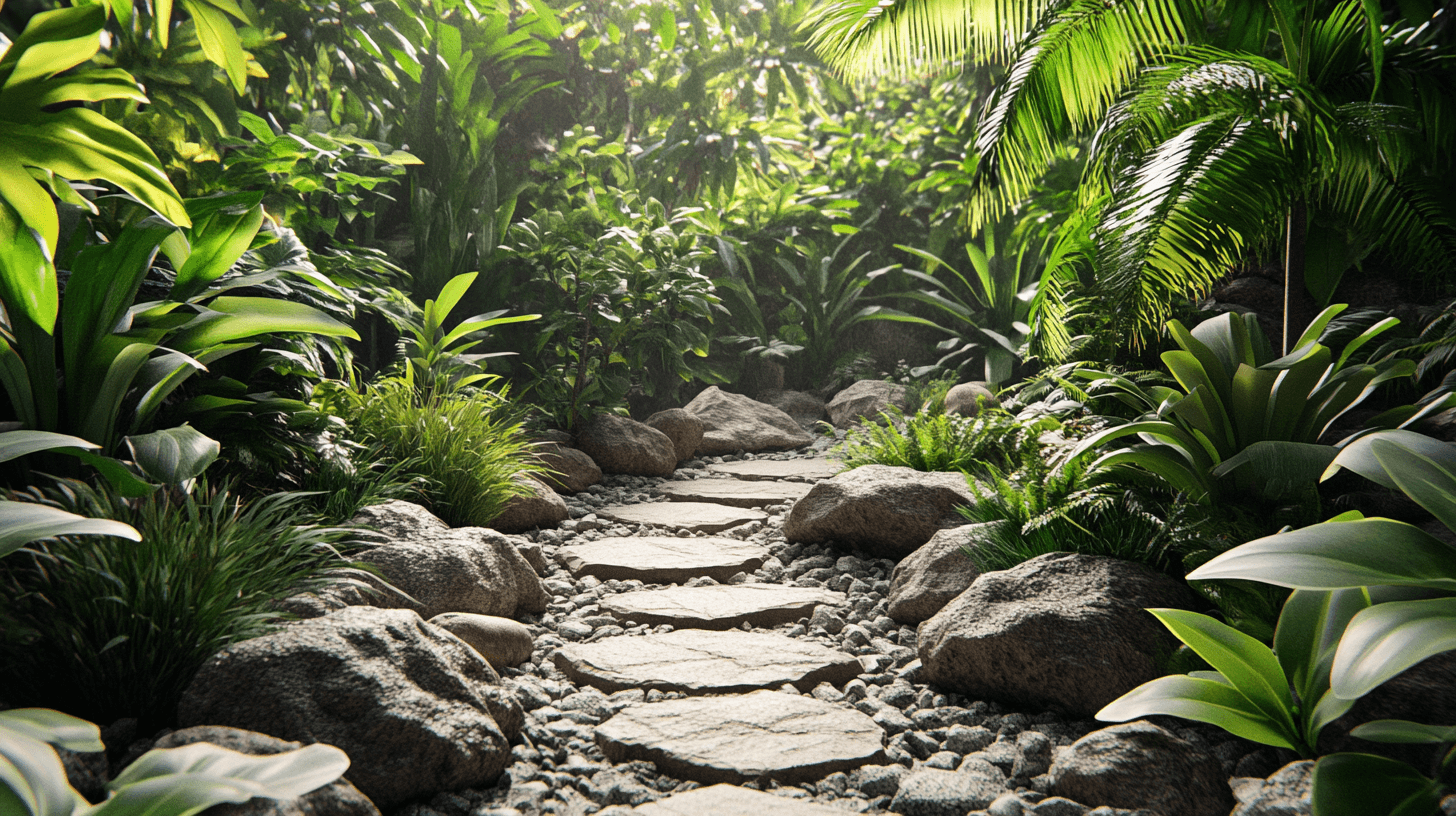 Piedra en el jardín: Robustez y elegancia