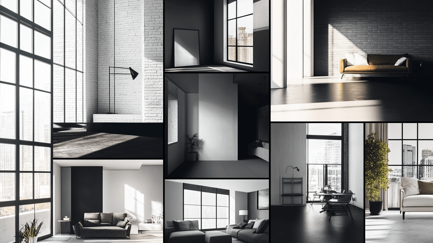 Estilos de vida con contrastes en blanco y negro: De clásico a moderno