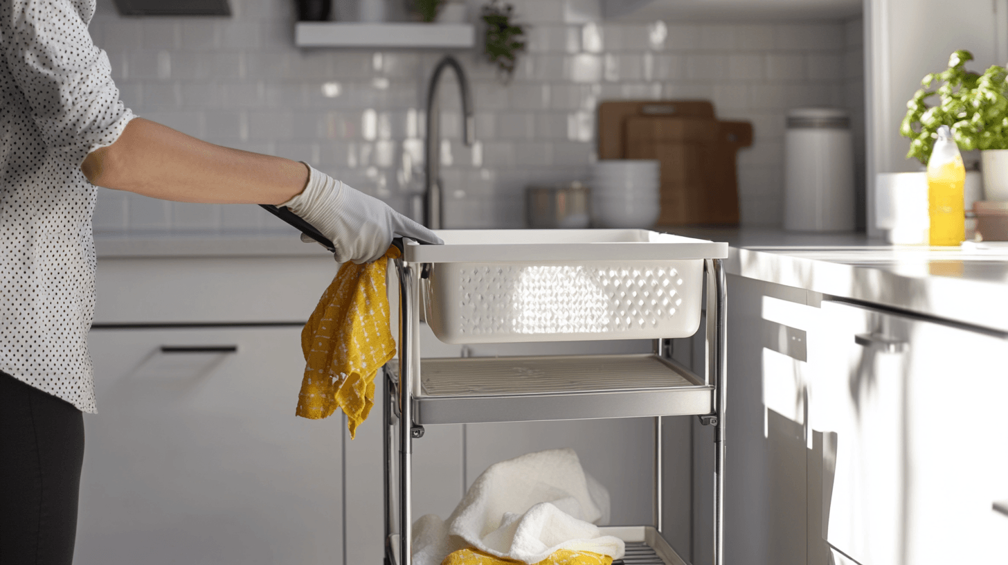 Carrito de cocina: uso y cuidado óptimos