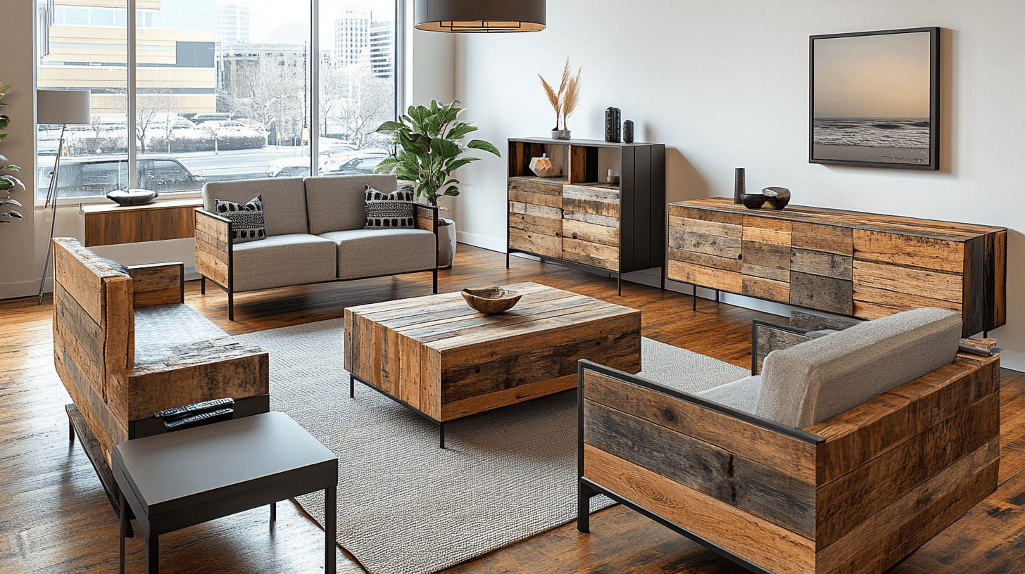 Madera reciclada: Muebles ecológicos con historia