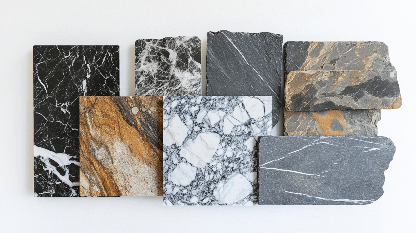 Diferentes tipos de piedra natural para el baño