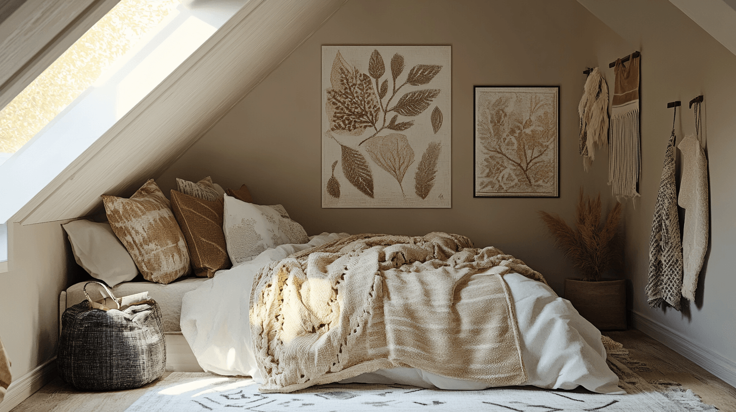 Consejos de decoración para dormitorios con techos inclinados