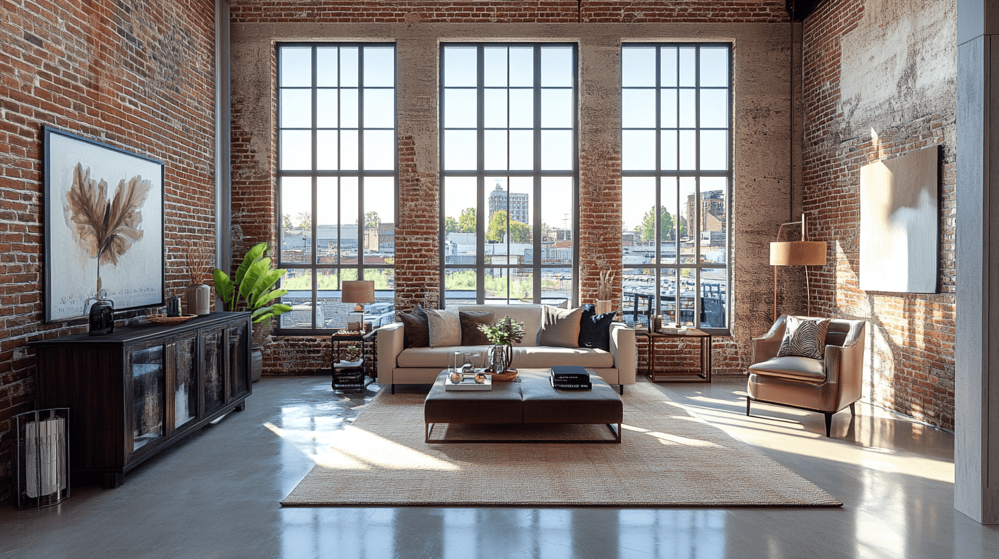 Urban Loft: Amplio y sin enlucir