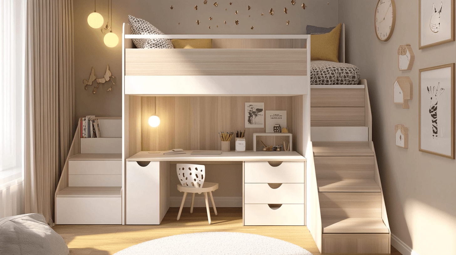 Muebles multifuncionales para más espacio