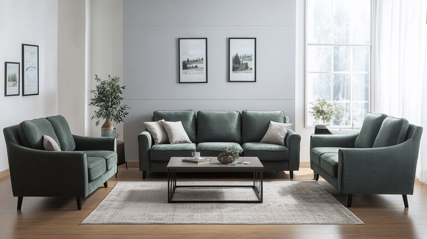 Muebles color petróleo: Una declaración en la habitación
