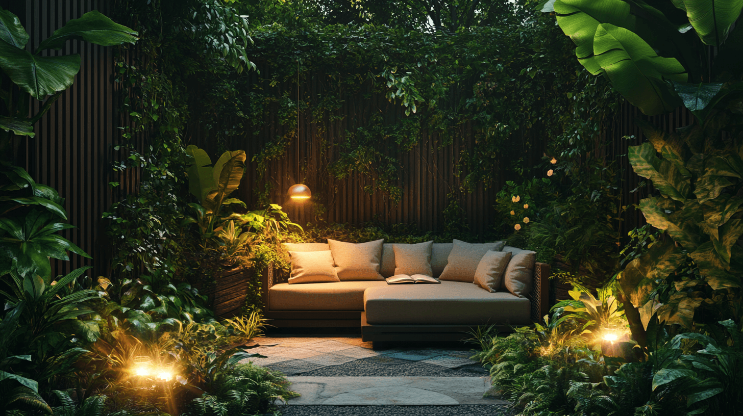 Acogedores rincones de lectura en el jardín: crear lugares de retiro