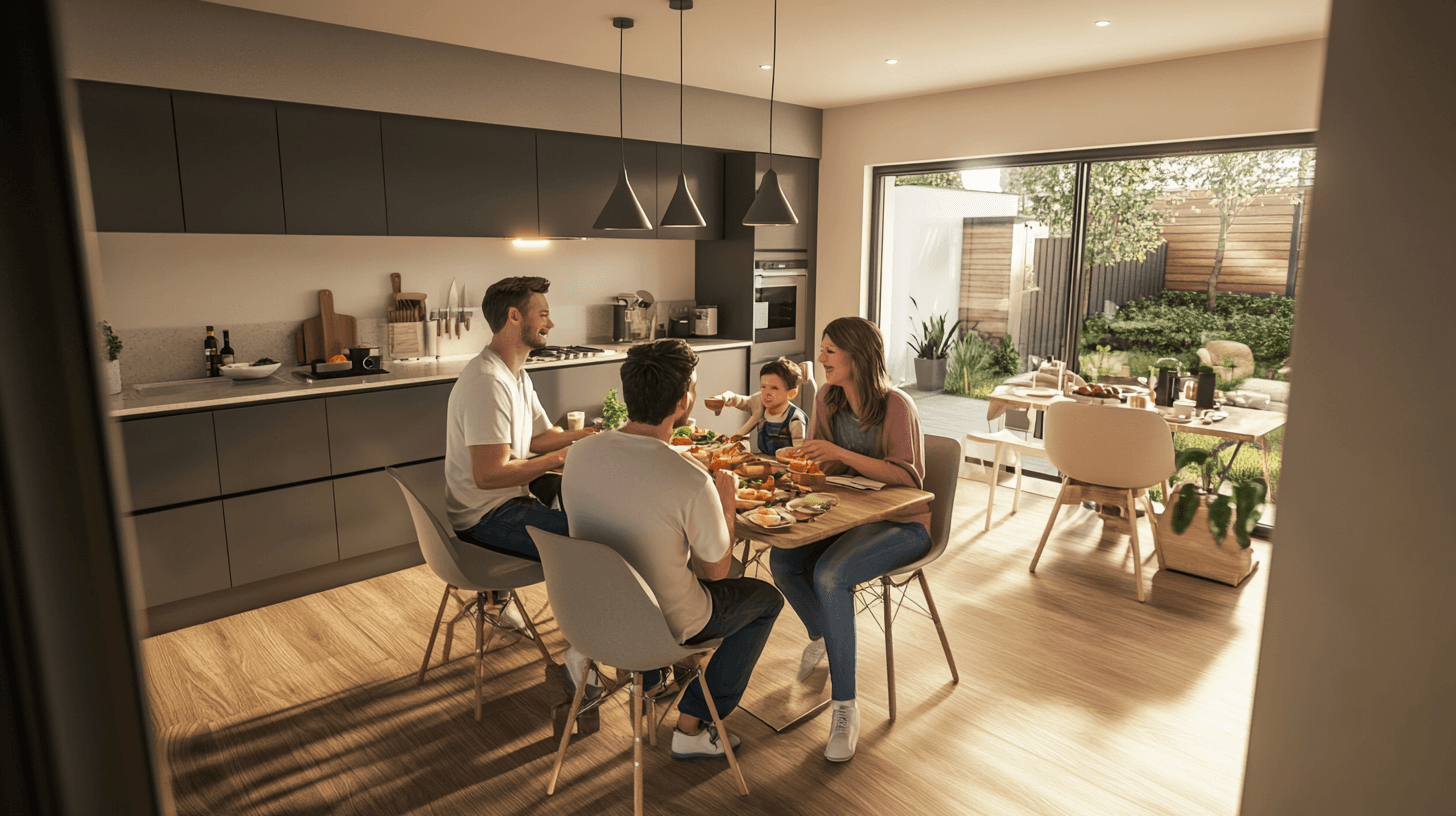 Ventajas de un comedor con cocina abierta