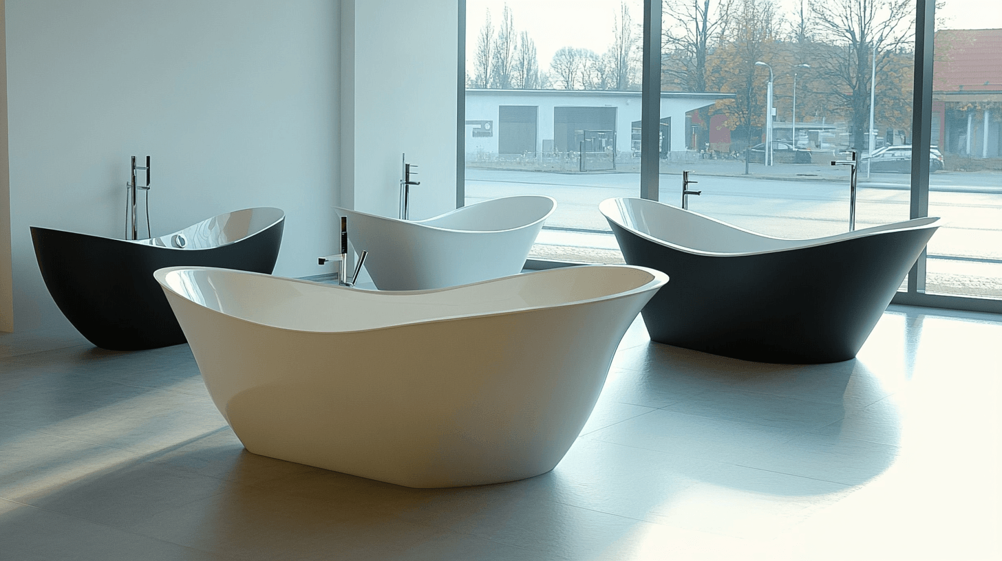 Opciones de diseño para bañeras independientes