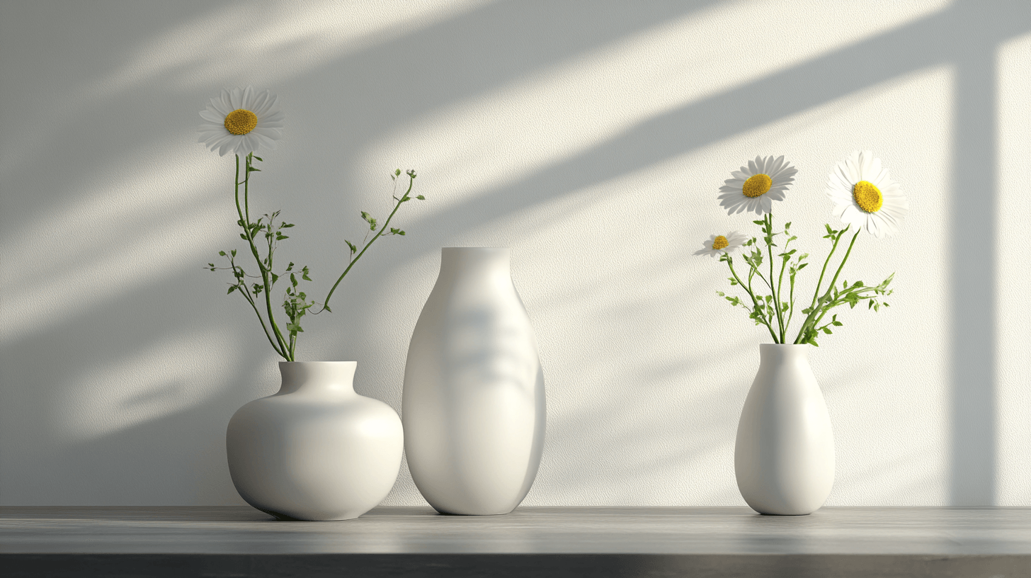 Jarrones minimalistas: Elegancia en la simplicidad