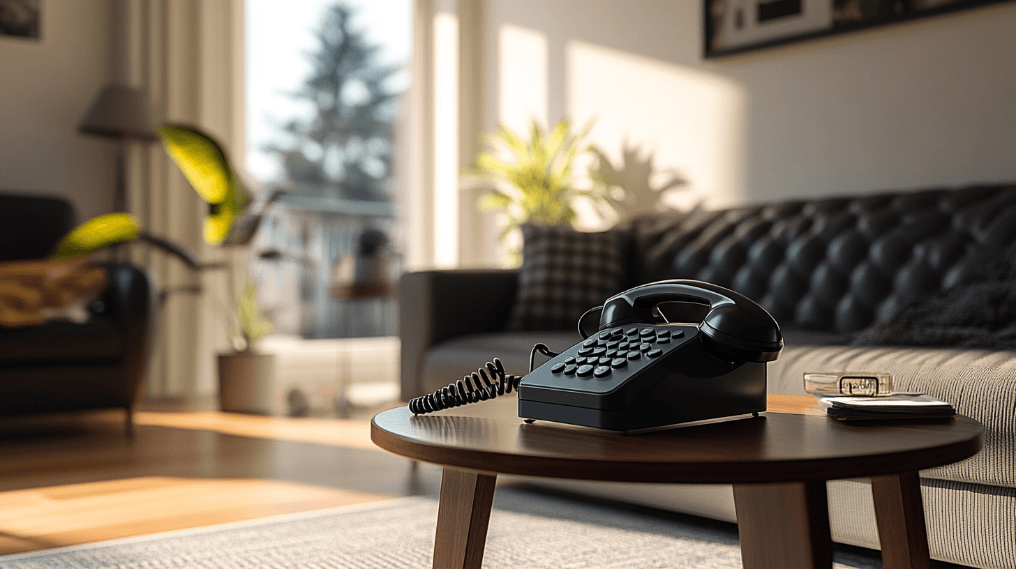 Diferentes estilos de mesas para teléfono
