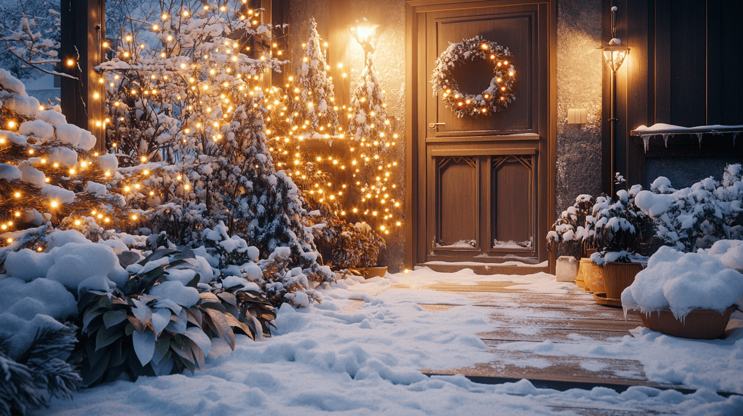 Decoración exterior invernal: Acentos acogedores para la temporada fría