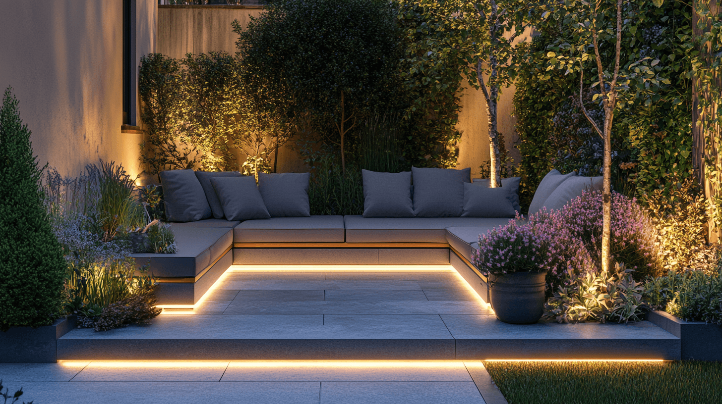 Muebles de jardín con iluminación LED: función y diseño unidos