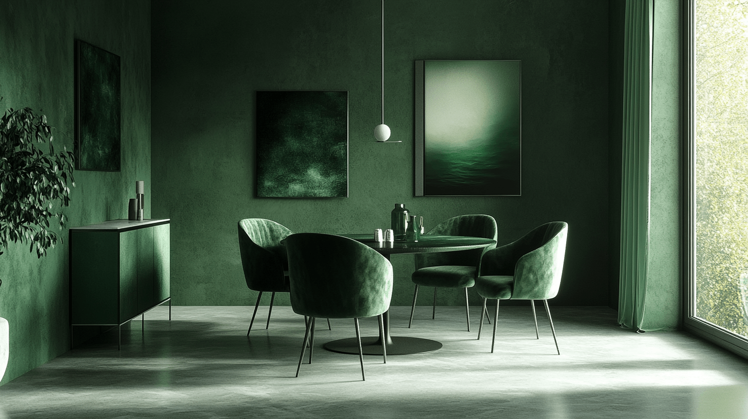 Estilos de vida con verde profundo: De moderno a clásico