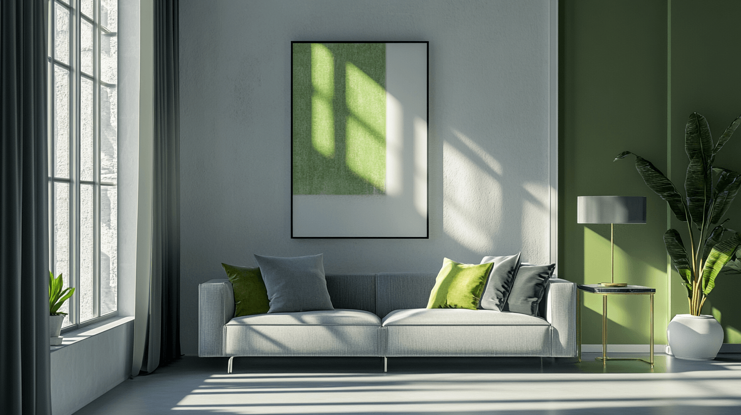 Estilos de vida con gris y verde: De moderno a clásico