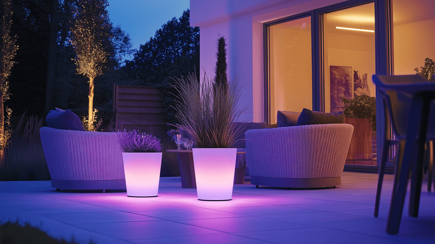 Ventajas de los muebles de jardín iluminados con LED