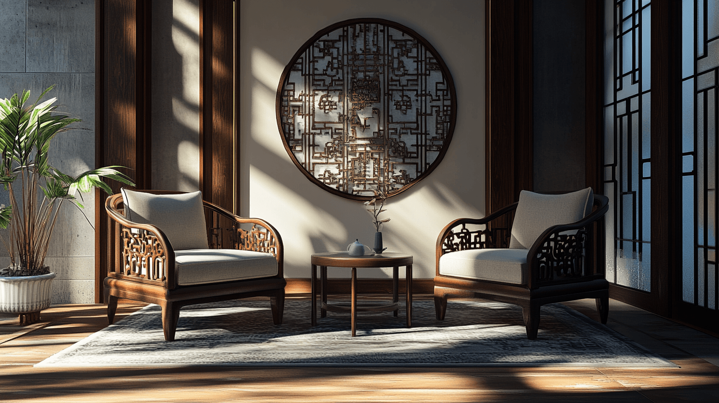 Muebles de estilo oriental moderno