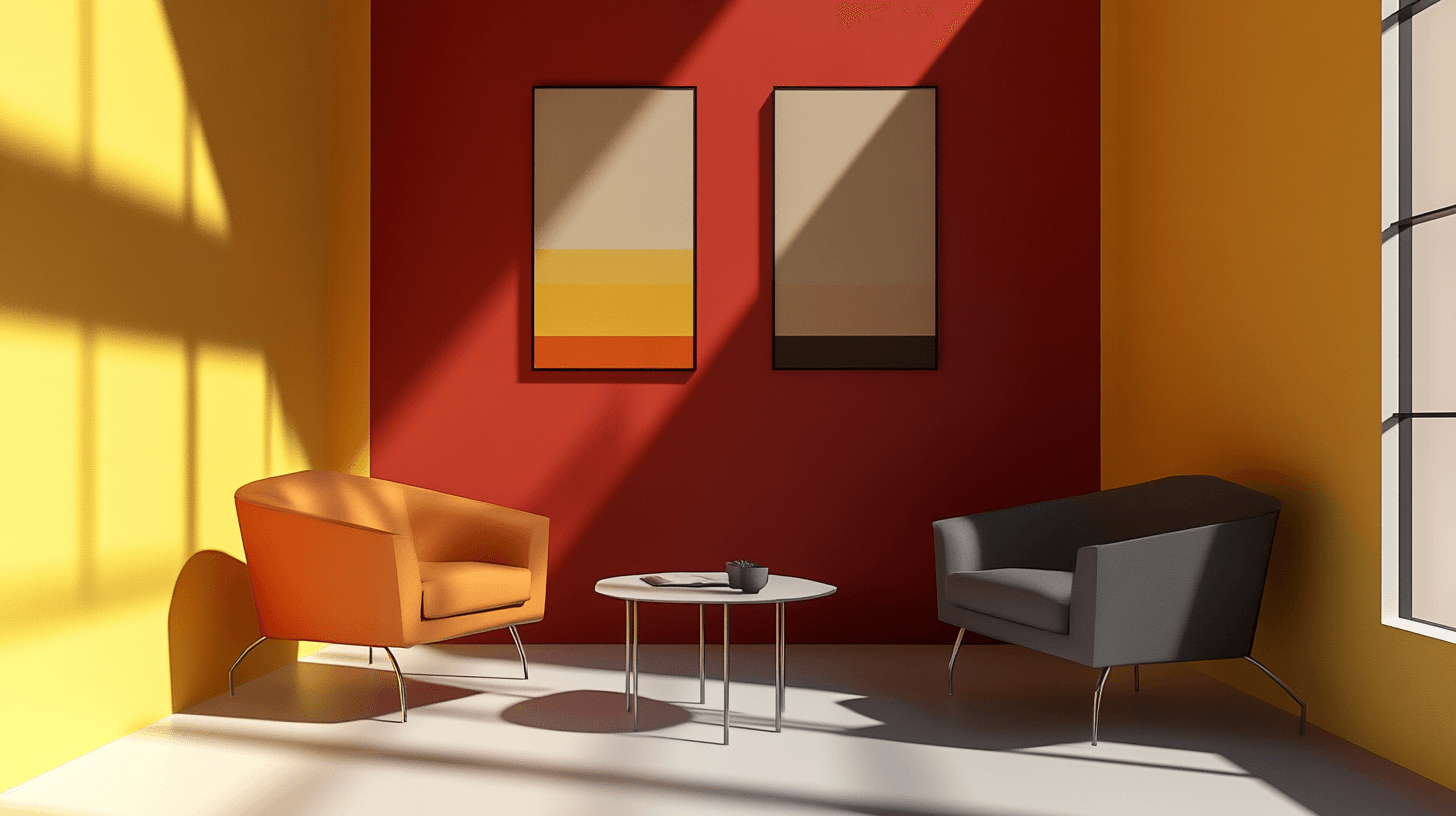 Combinación de colores intensos y diseños minimalistas