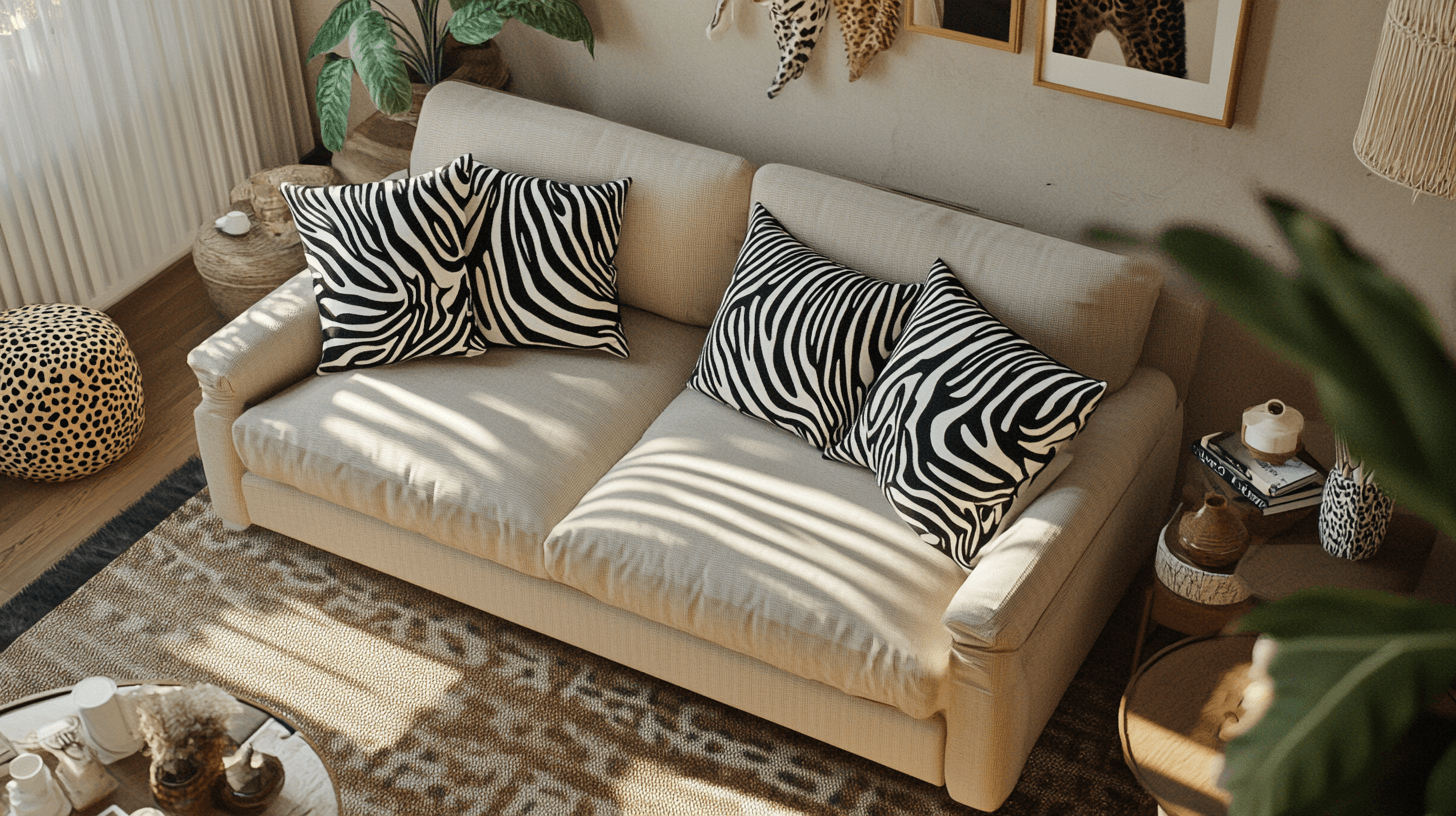 Estampado de cebra: Contrastes y dinamismo