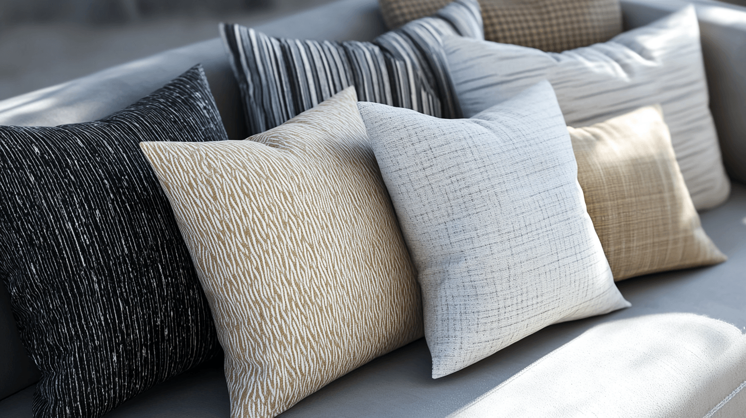 Materiales y texturas para cojines