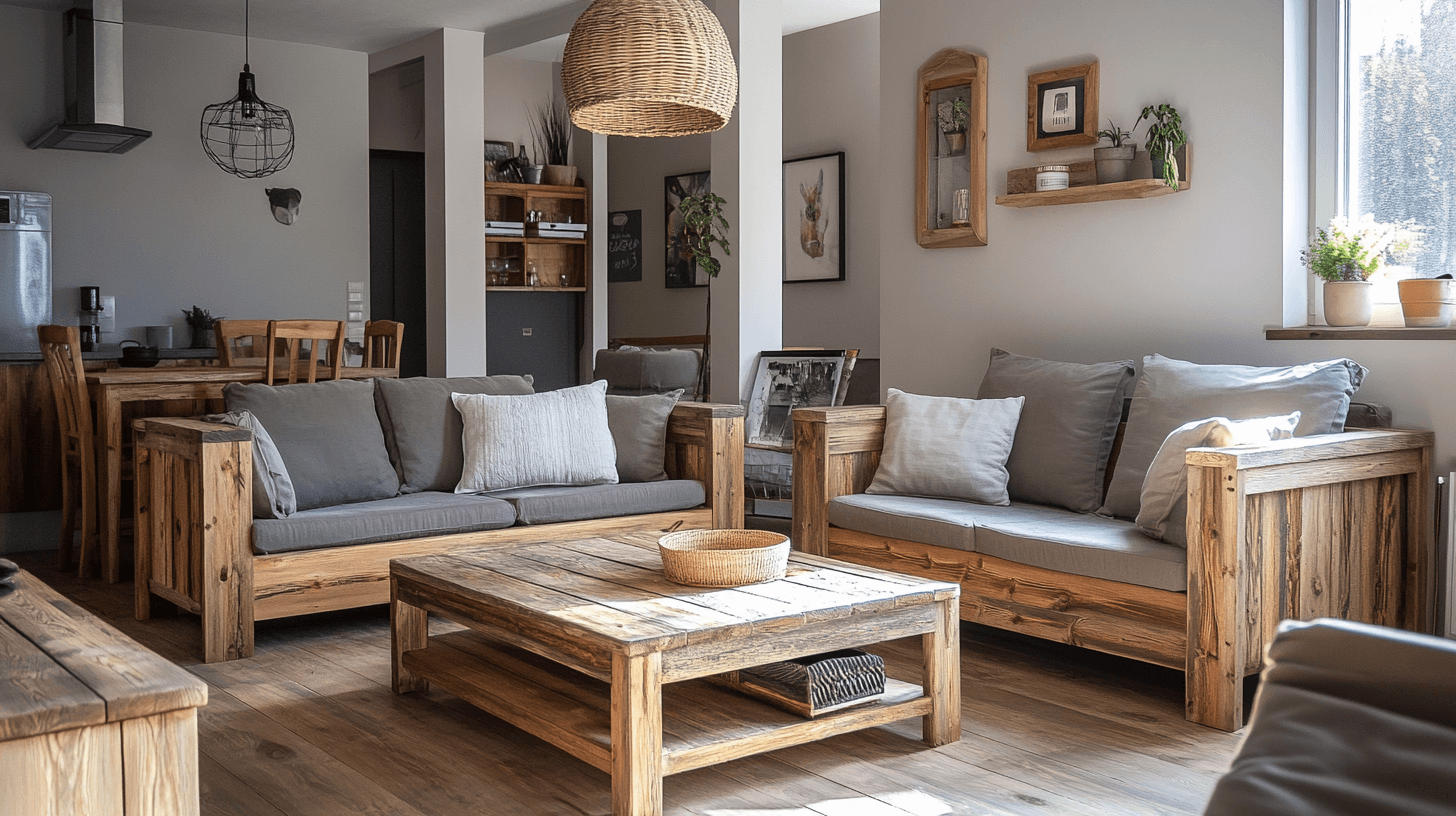Ideas de decoración elegantes con muebles de madera