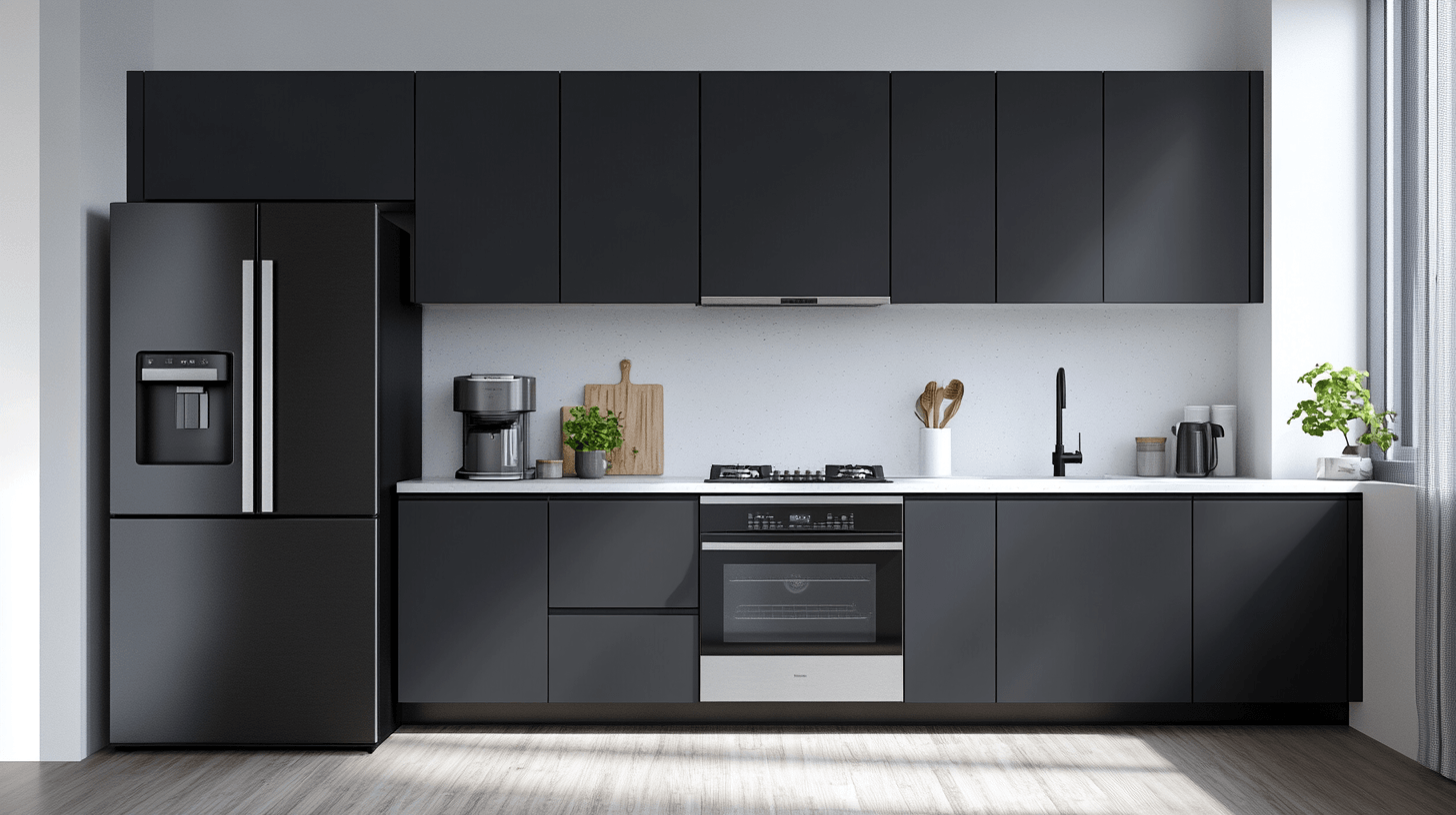 Cocinas monocromáticas: Una tendencia de diseño con líneas claras