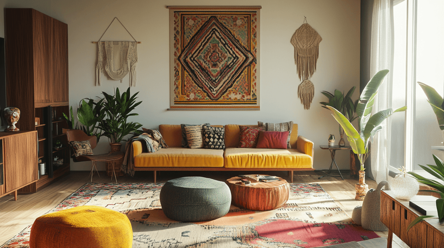Boho-Mid-Century-Mix: La ruptura de estilo perfecta