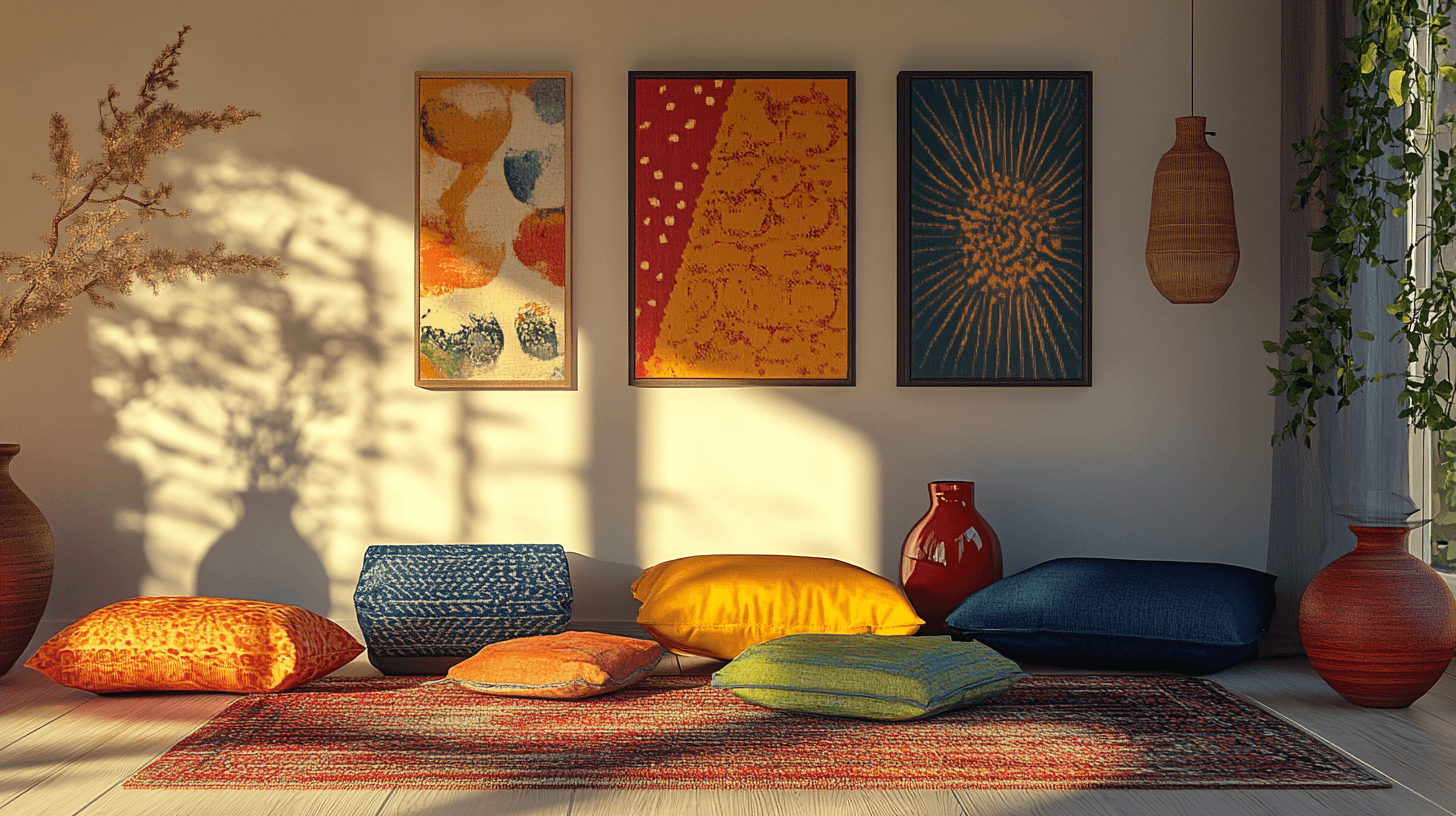 Decoraciones coloridas para cada habitación