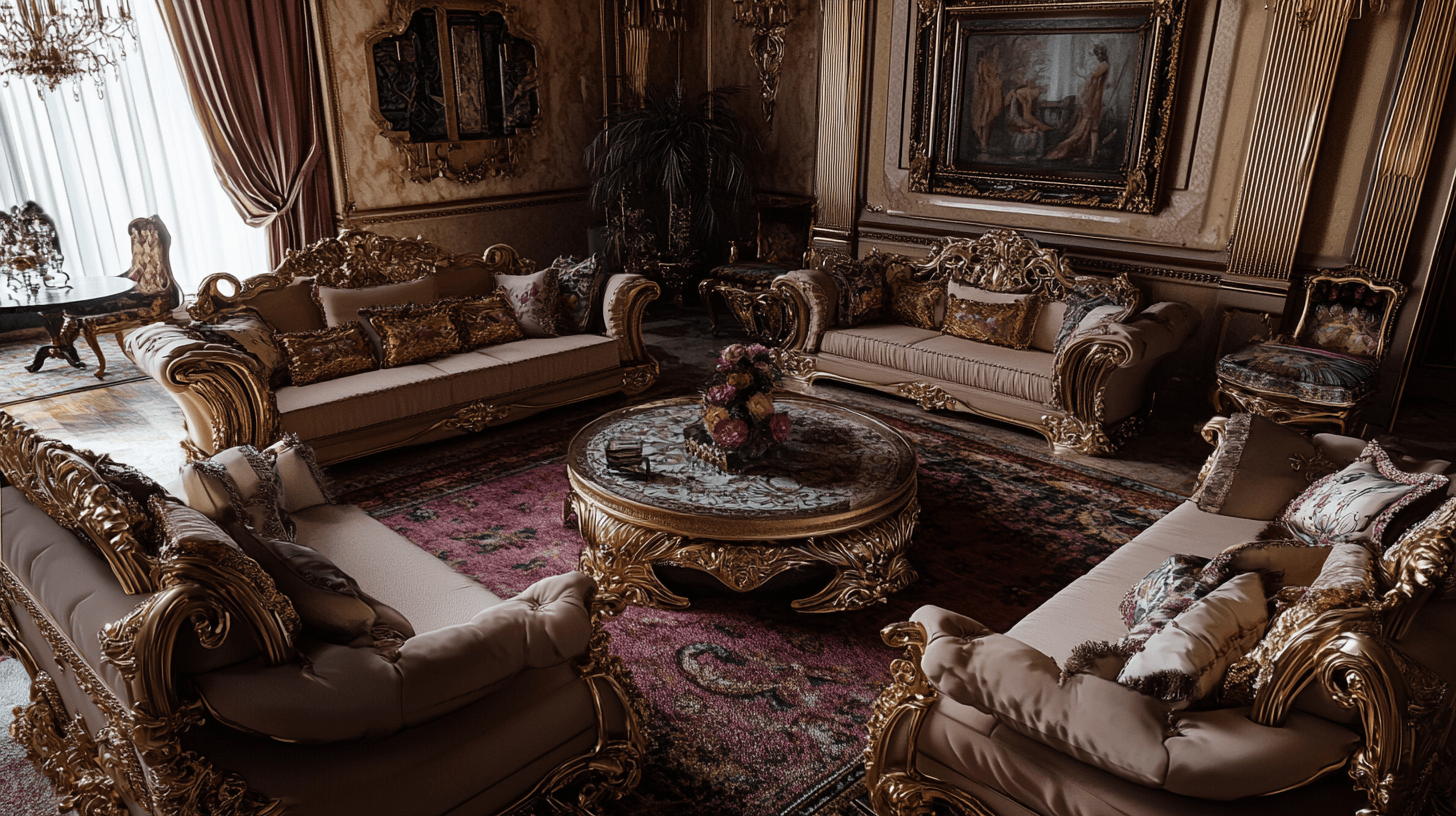 Muebles en el maximalismo: diversidad y opulencia