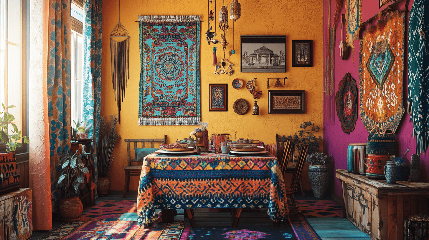 Colores y patrones: Añadir acentos vibrantes