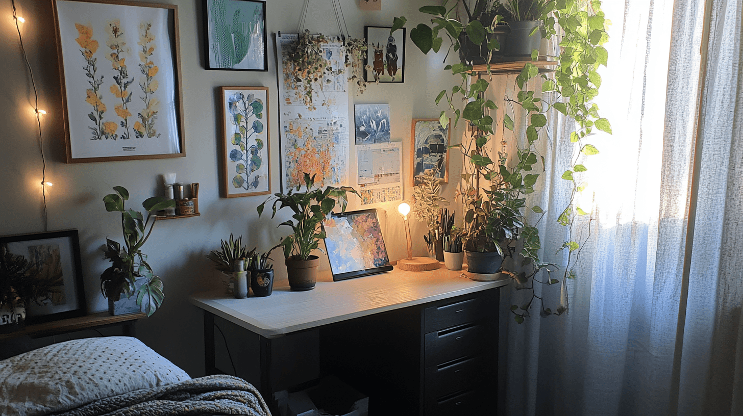 Consejos de decoración para un rincón de oficina armonioso