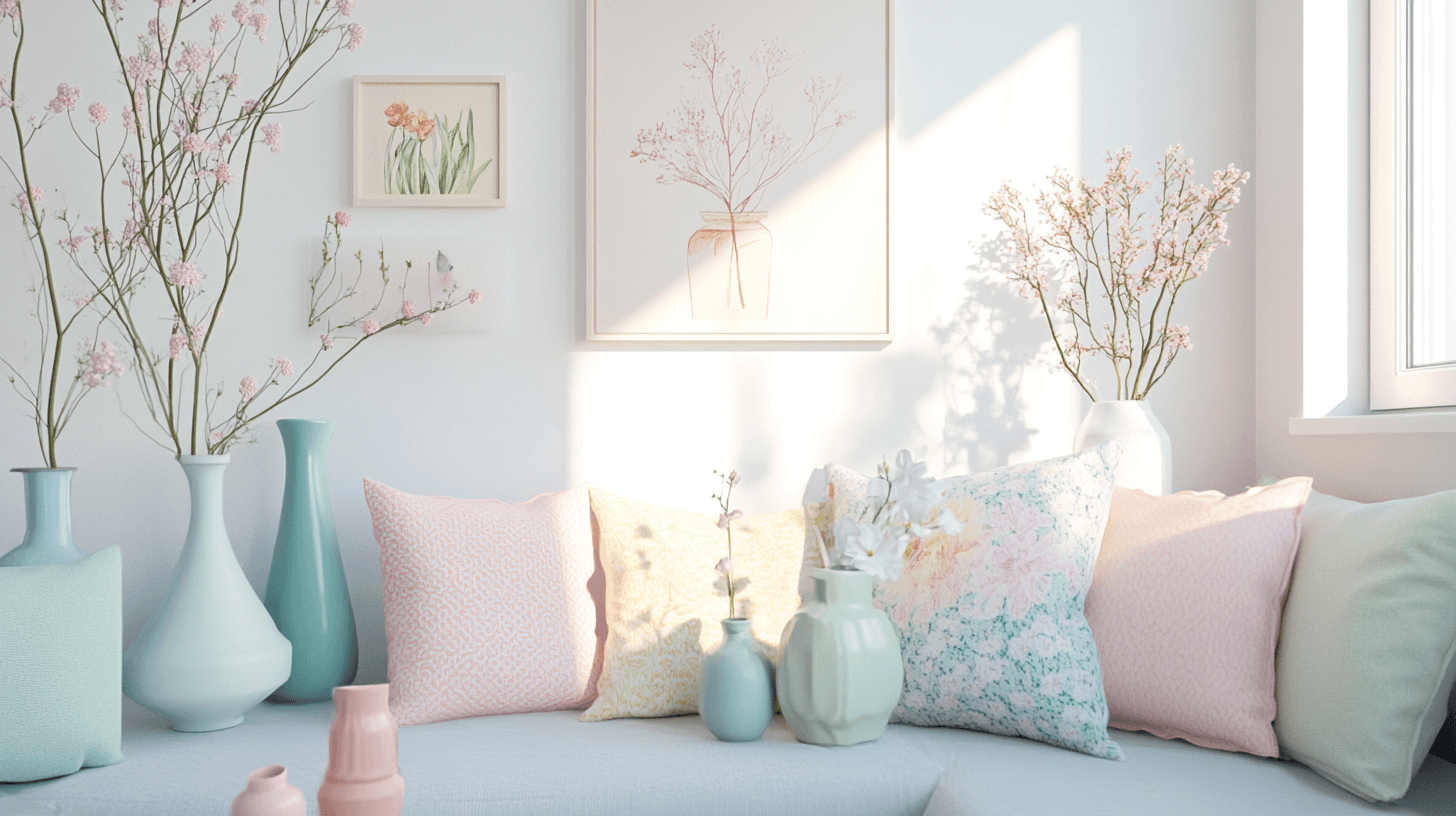 Colores pastel: Tonos suaves para un ambiente fresco