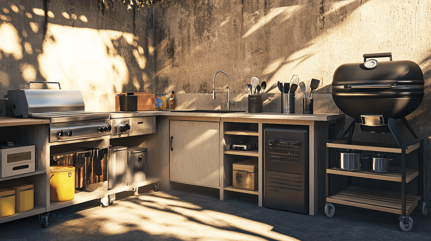 El equipo adecuado para tu cocina al aire libre