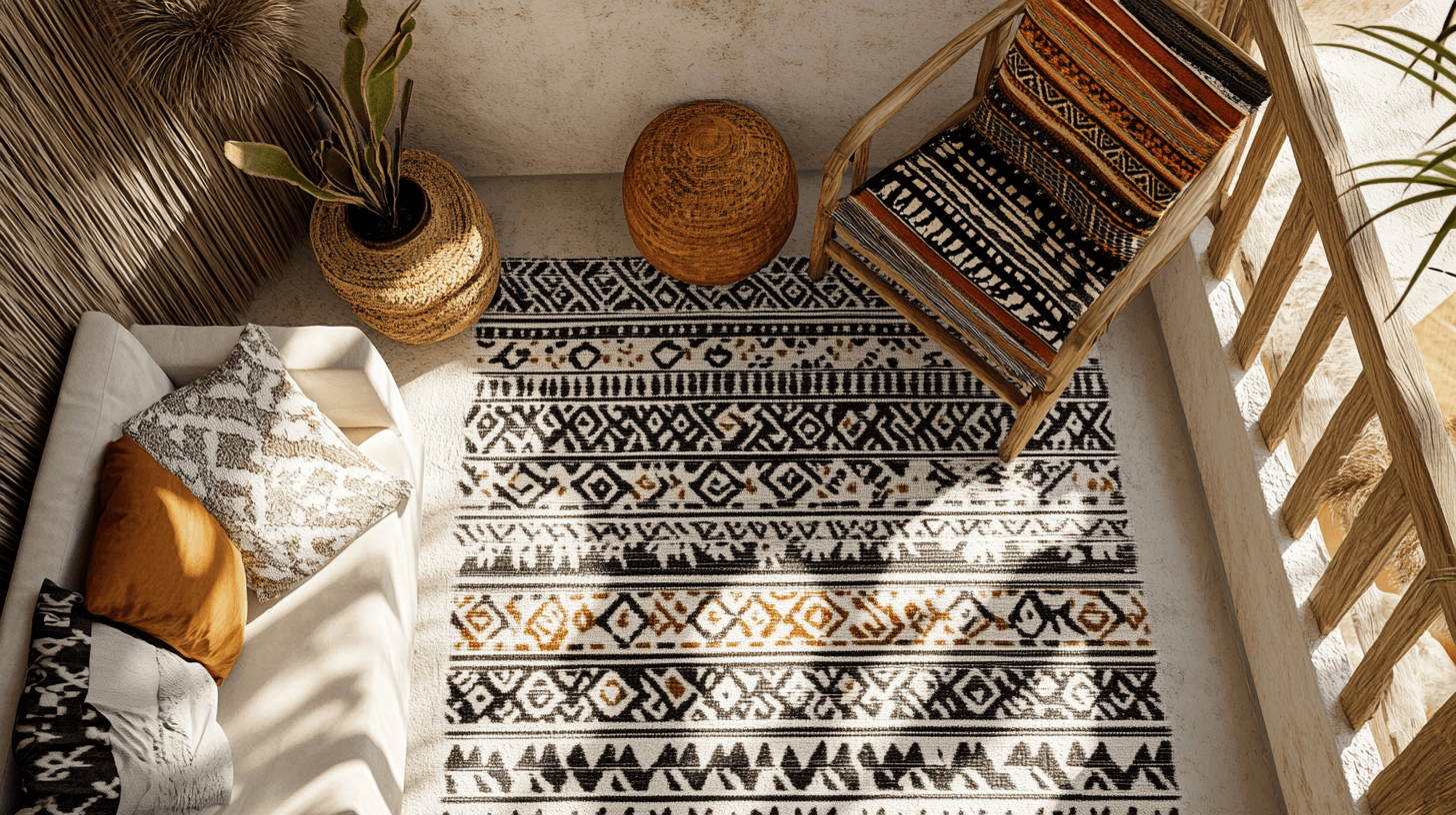 Decoraciones y accesorios en estilo étnico-chic