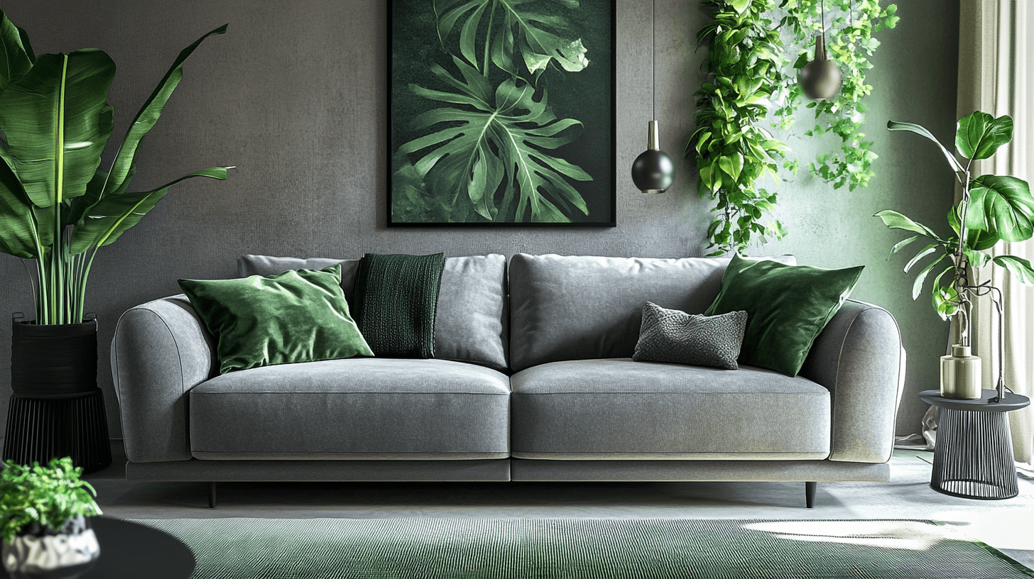 Gris y Verde: La combinación de colores perfecta para tu hogar