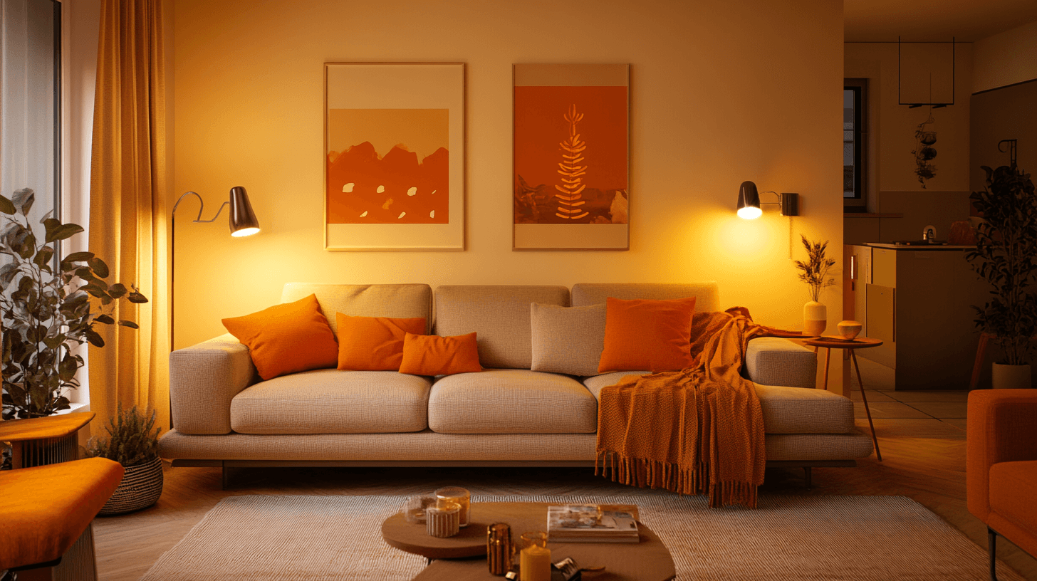 Naranja en la sala de estar: Energía y calor