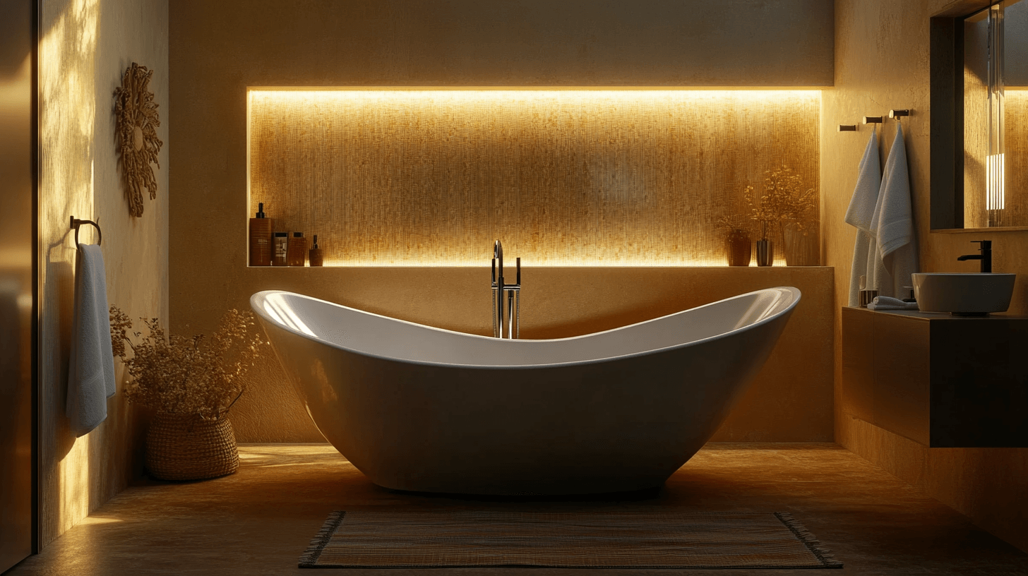 Consejos para diseñar un baño lujoso con bañera exenta
