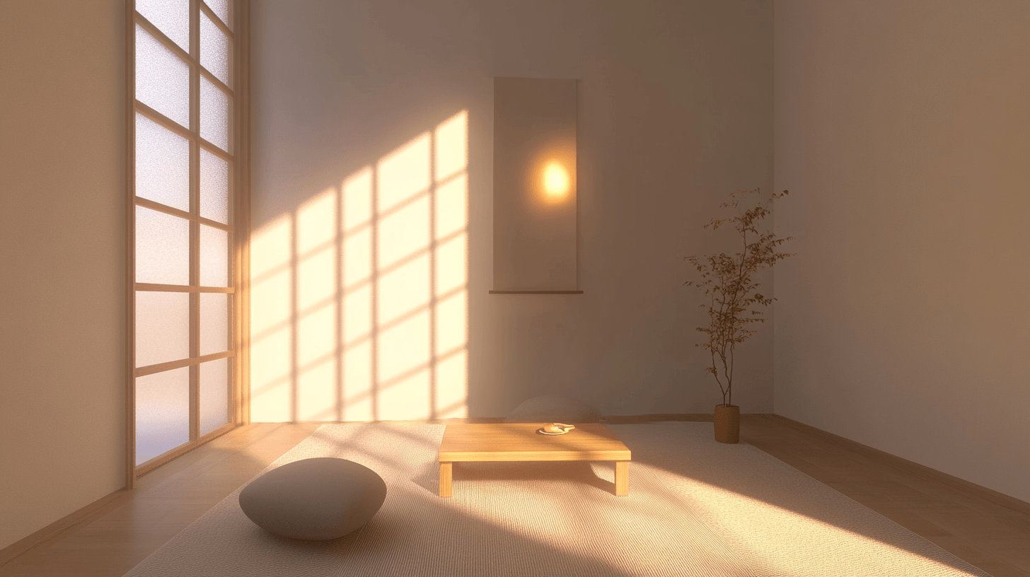 Zen-Minimalismus: Tranquilidad y Reducción en el Espacio