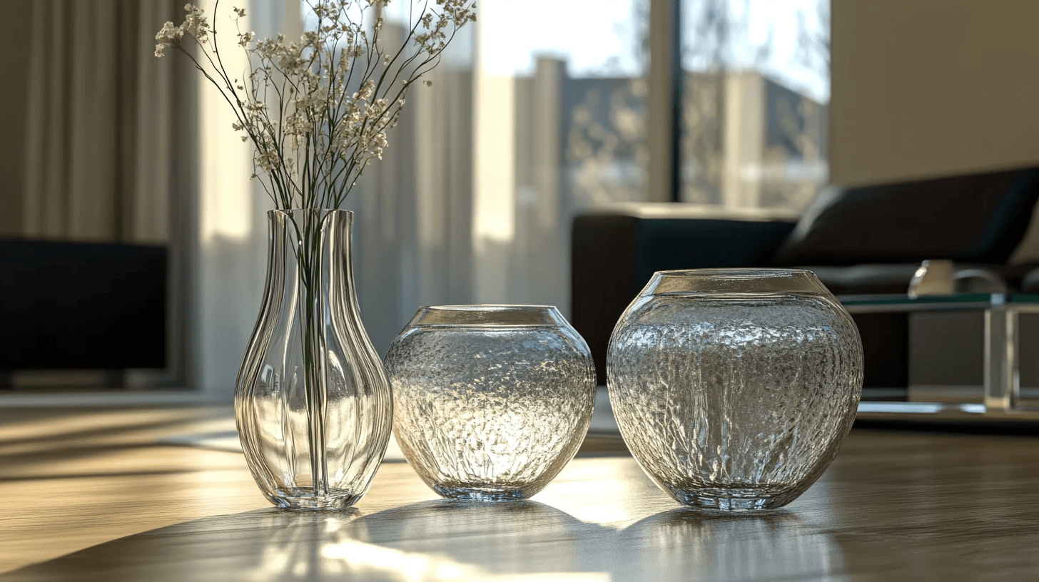 Decoración con vidrio: Añadir acentos transparentes