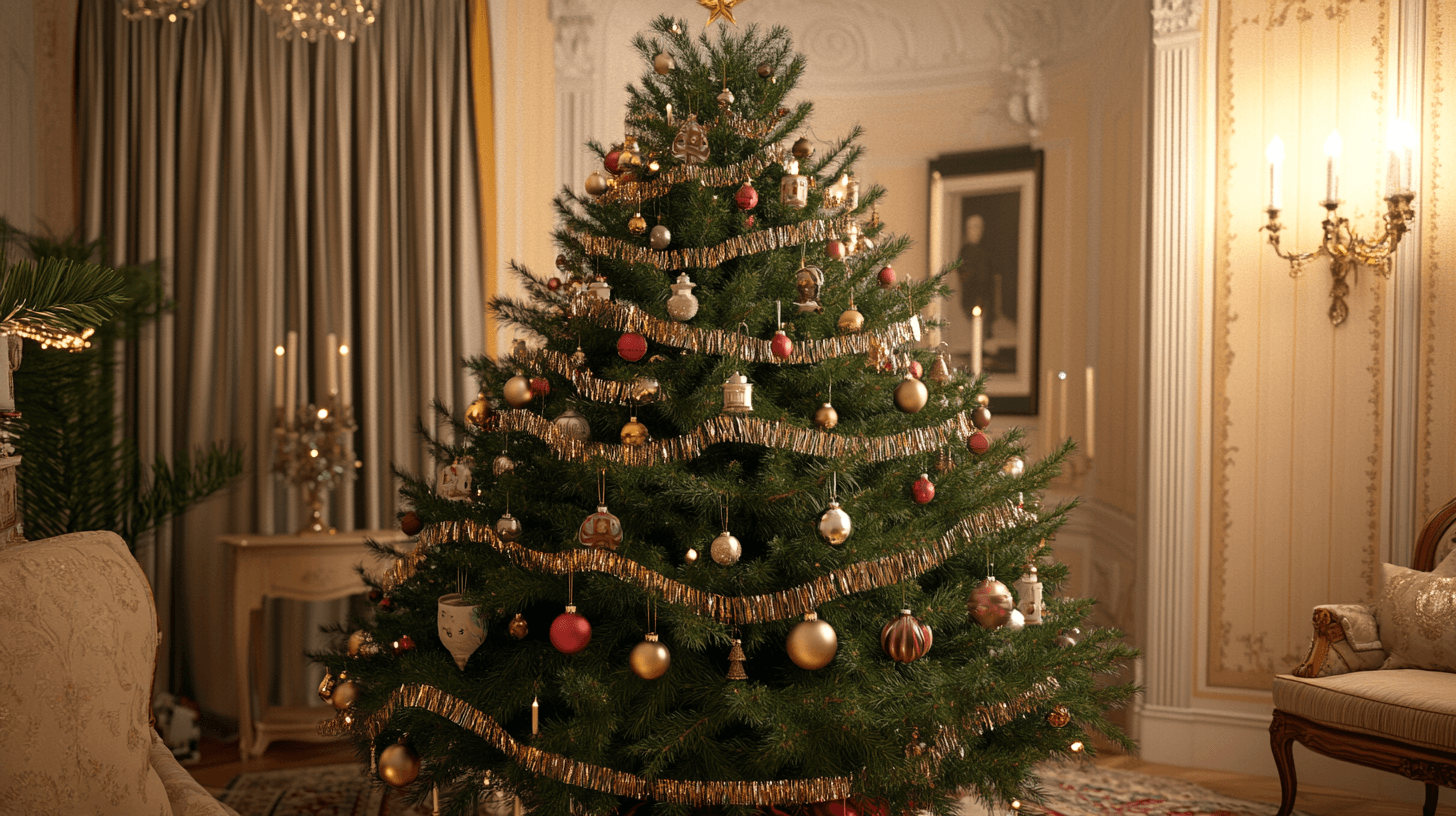 Decoraciones tradicionales para el árbol de Navidad