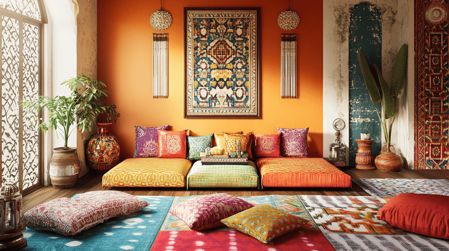 Indian Ethno Chic: Patrones coloridos y elementos tradicionales