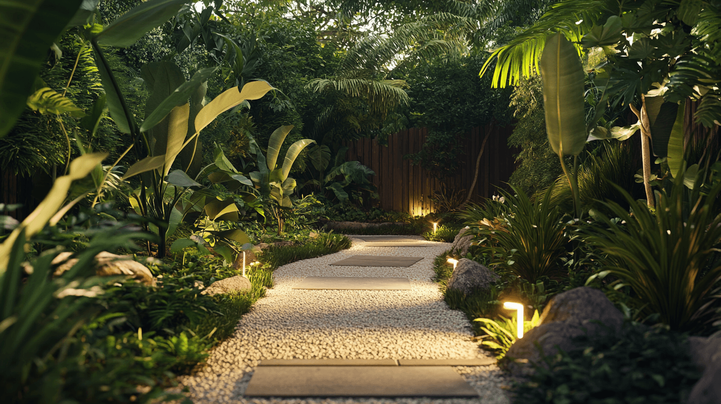Opciones creativas de diseño para la iluminación de caminos de jardín