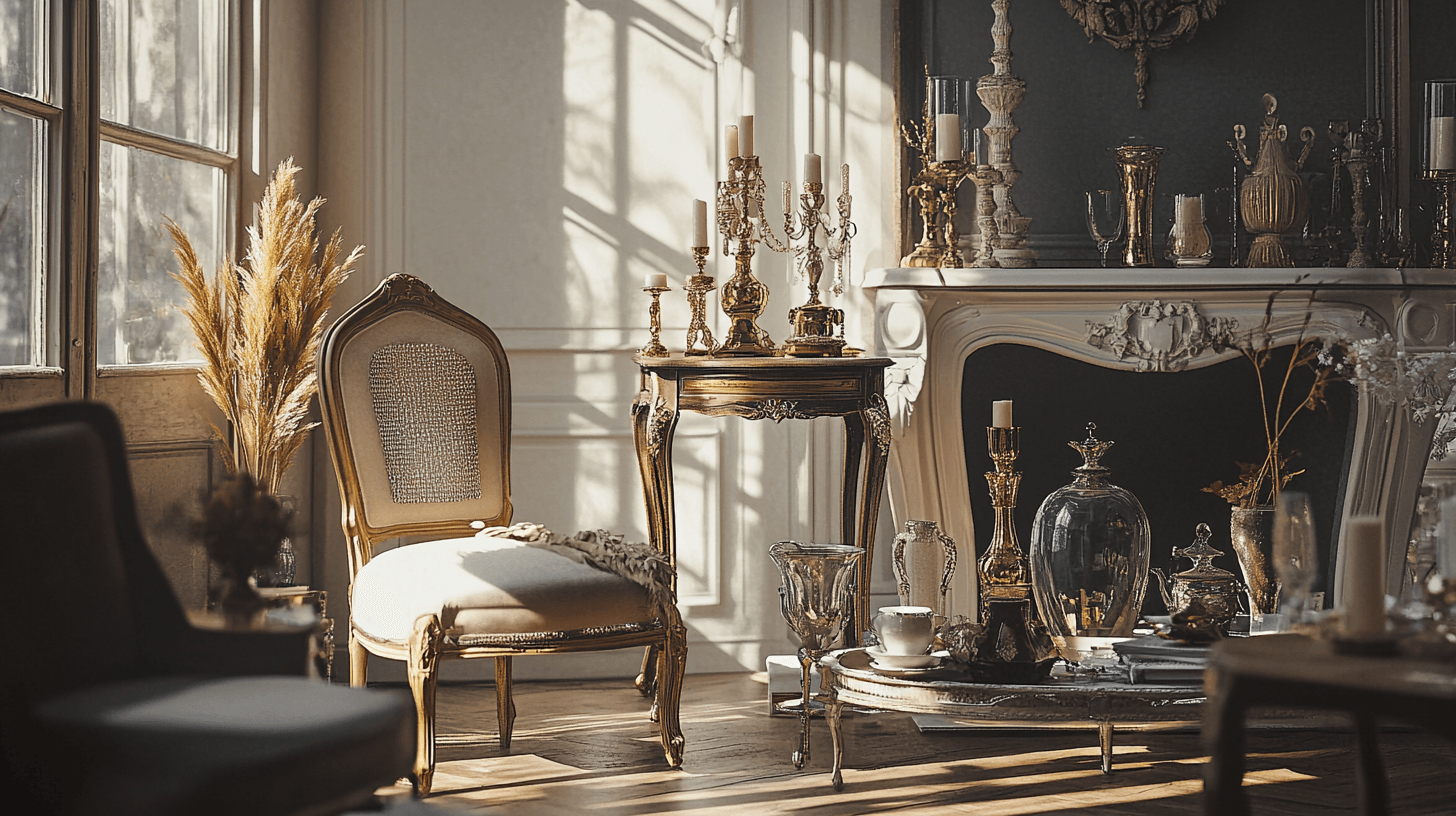 Decoraciones para el estilo Vintage Glam