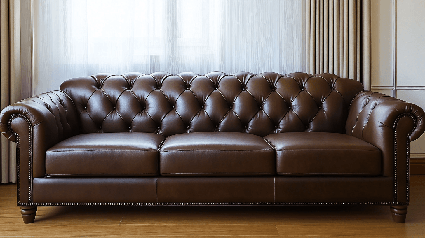 Un toque de lujo: sofás de cuero para tu sala de estar